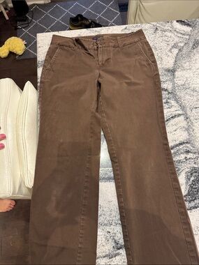 Women’s Brown Straight-Leg Jeans